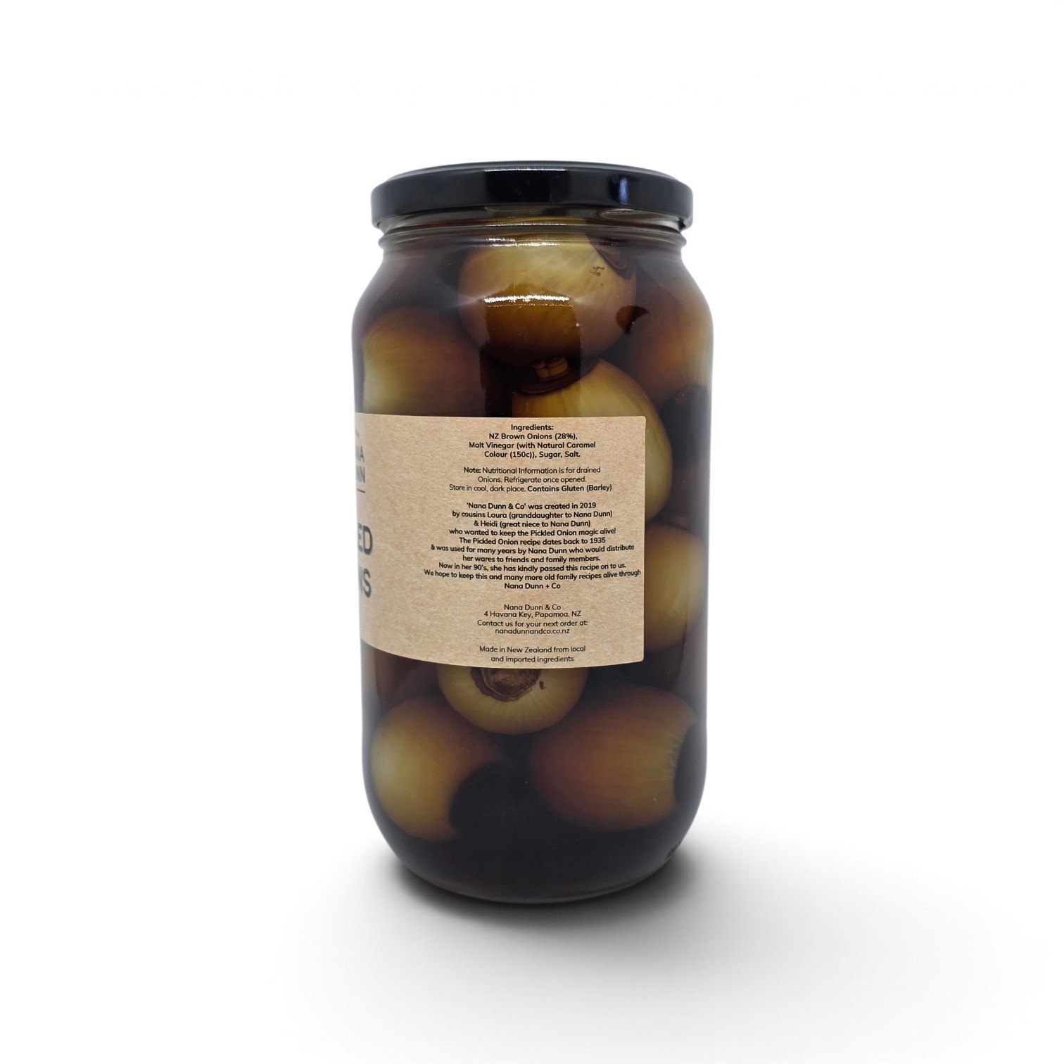 Original Malt Vinegar Pickled Onions label